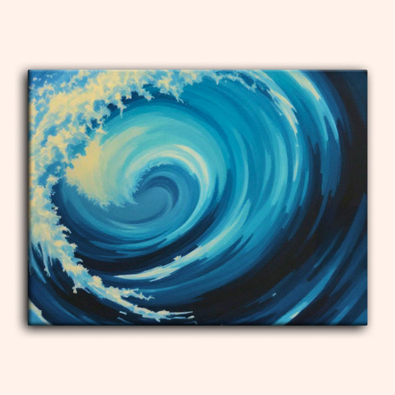 Paint by numbers - Ocean Swirl - MyArt