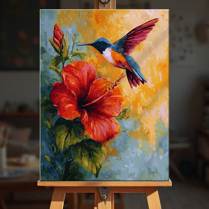 Paint by numbers - Open Petal Frame - MyArt