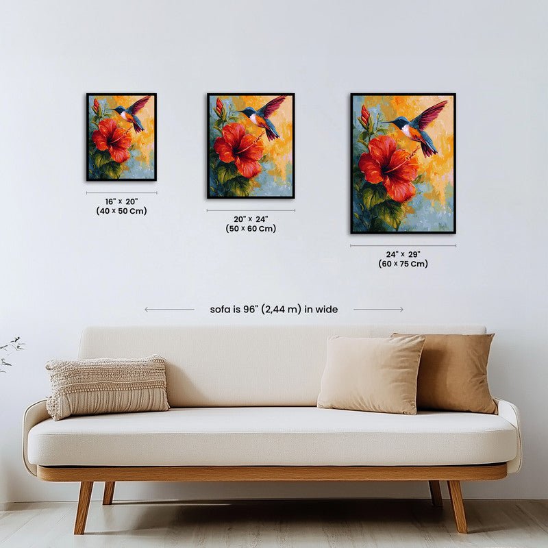 Paint by numbers - Open Petal Frame - MyArt