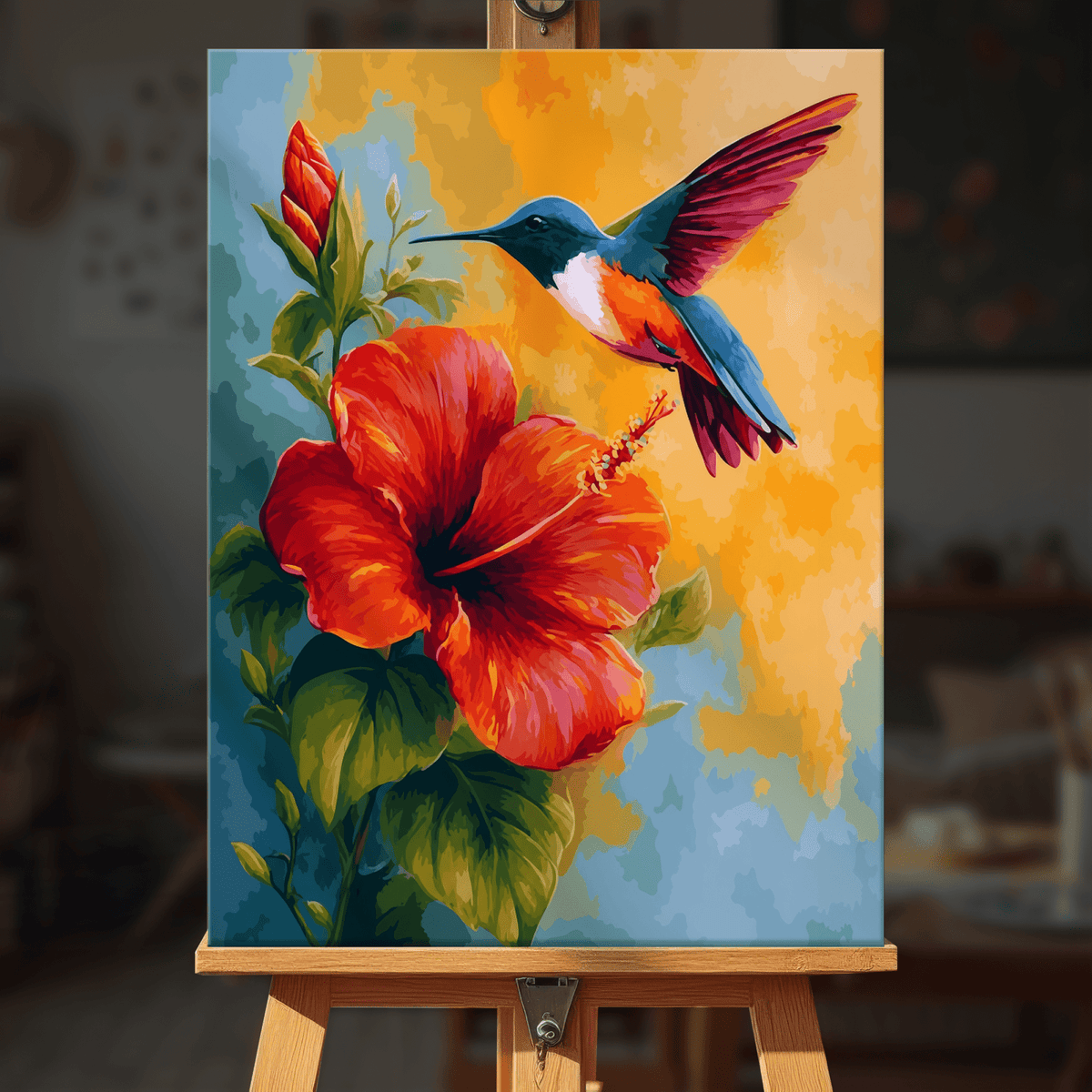 Paint by numbers - Open Petal Frame - MyArt