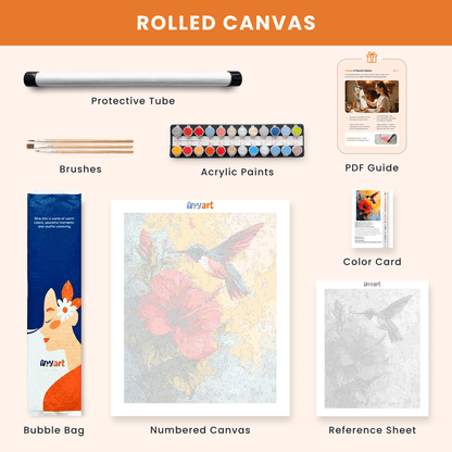 Paint by numbers - Open Petal Frame - MyArt