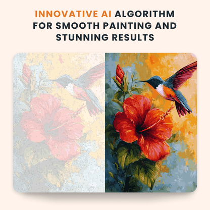 Paint by numbers - Open Petal Frame - MyArt