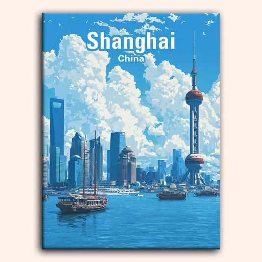Paint by numbers - Oriental Pearl - MyArt