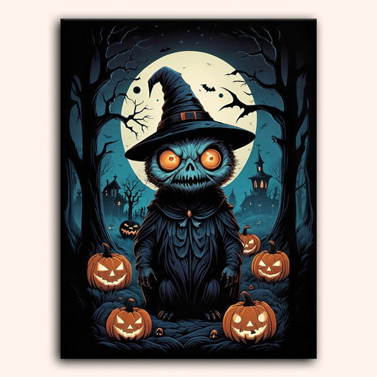 Paint by numbers - Owl Witch - MyArt