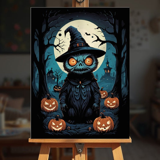 Paint by numbers - Owl Witch - MyArt