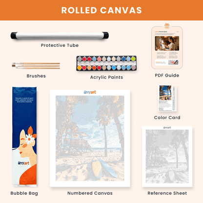 Paint by numbers - Pacific Chill - MyArt