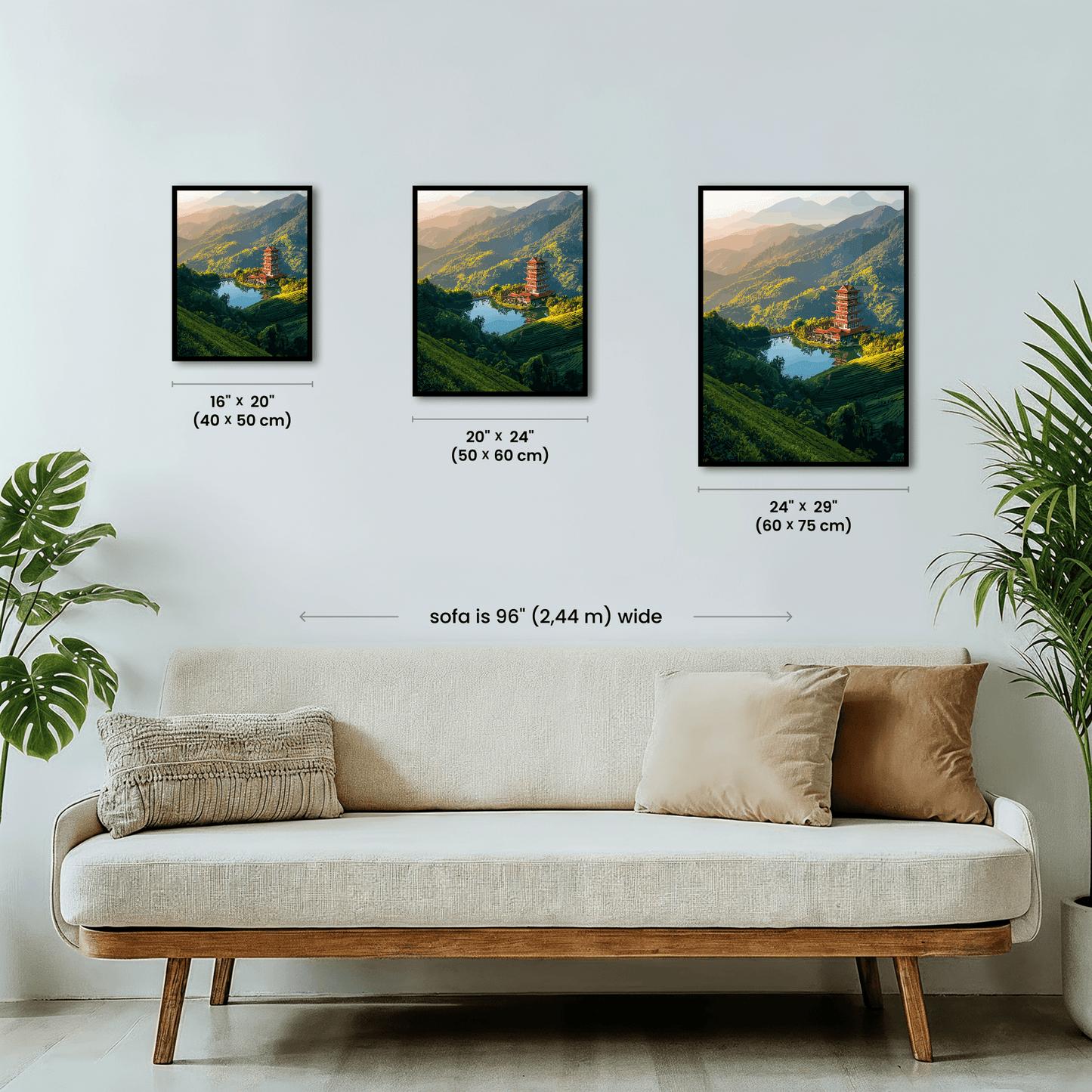 Paint by numbers - Pagoda Valley - MyArt