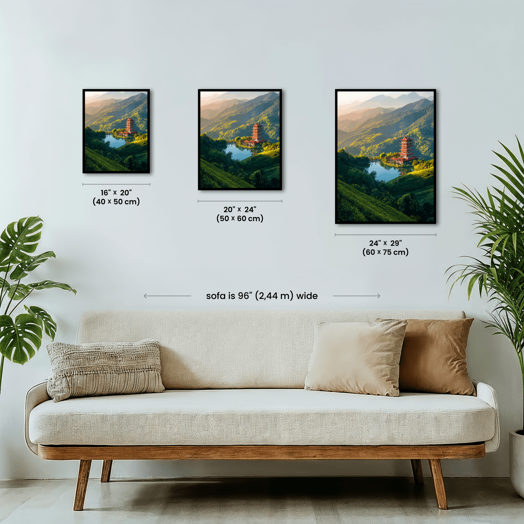 Paint by numbers - Pagoda Valley - MyArt