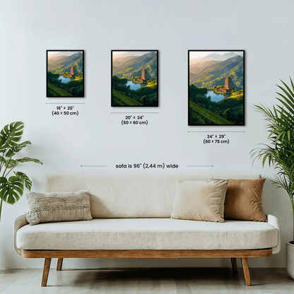 Paint by numbers - Pagoda Valley - MyArt