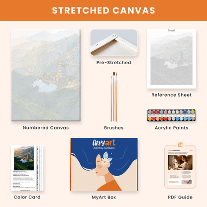 Paint by numbers - Pagoda Valley - MyArt