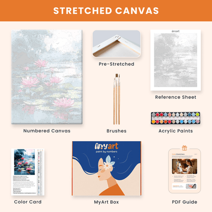 Paint by numbers - Painted Blooms - MyArt