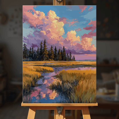 Paint by numbers - Painted Marsh - MyArt