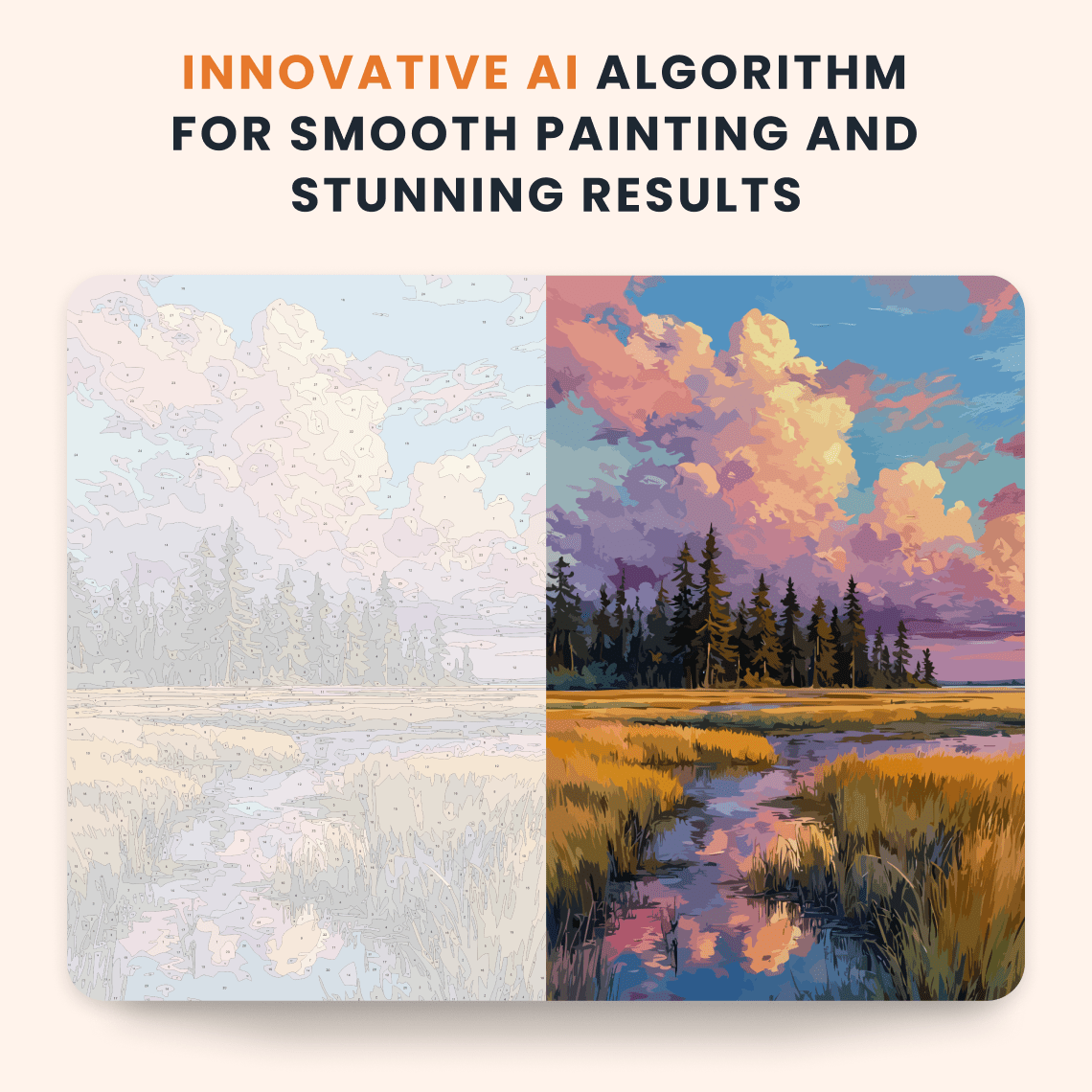 Paint by numbers - Painted Marsh - MyArt