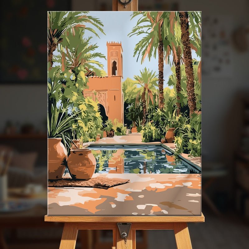Paint by numbers - Palm Retreat - MyArt