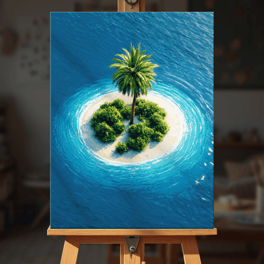 Paint by numbers - Palm Islet - MyArt