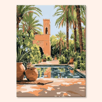 Paint by numbers - Palm Retreat - MyArt