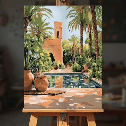 Paint by numbers - Palm Retreat - MyArt