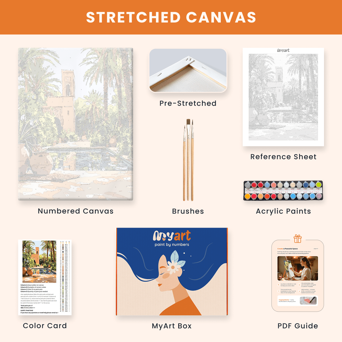 Paint by numbers - Palm Retreat - MyArt