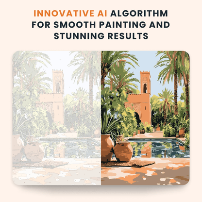 Paint by numbers - Palm Retreat - MyArt