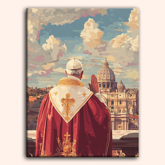 Paint by numbers - Papal Blessing - MyArt