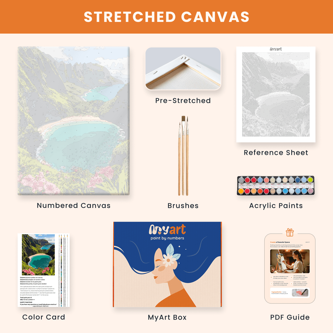 Paint by numbers - Paradise Cove - MyArt