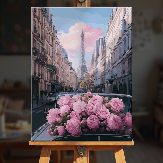 Paint by numbers - Paris Peonies - MyArt