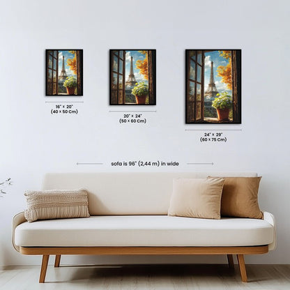 Paint by numbers - Paris Window - MyArt