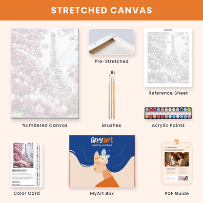 Paint by numbers - Paris Bloom - MyArt