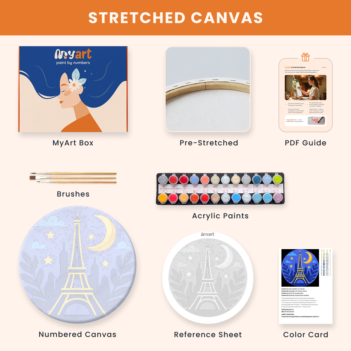 Paint by numbers - Paris Night - MyArt