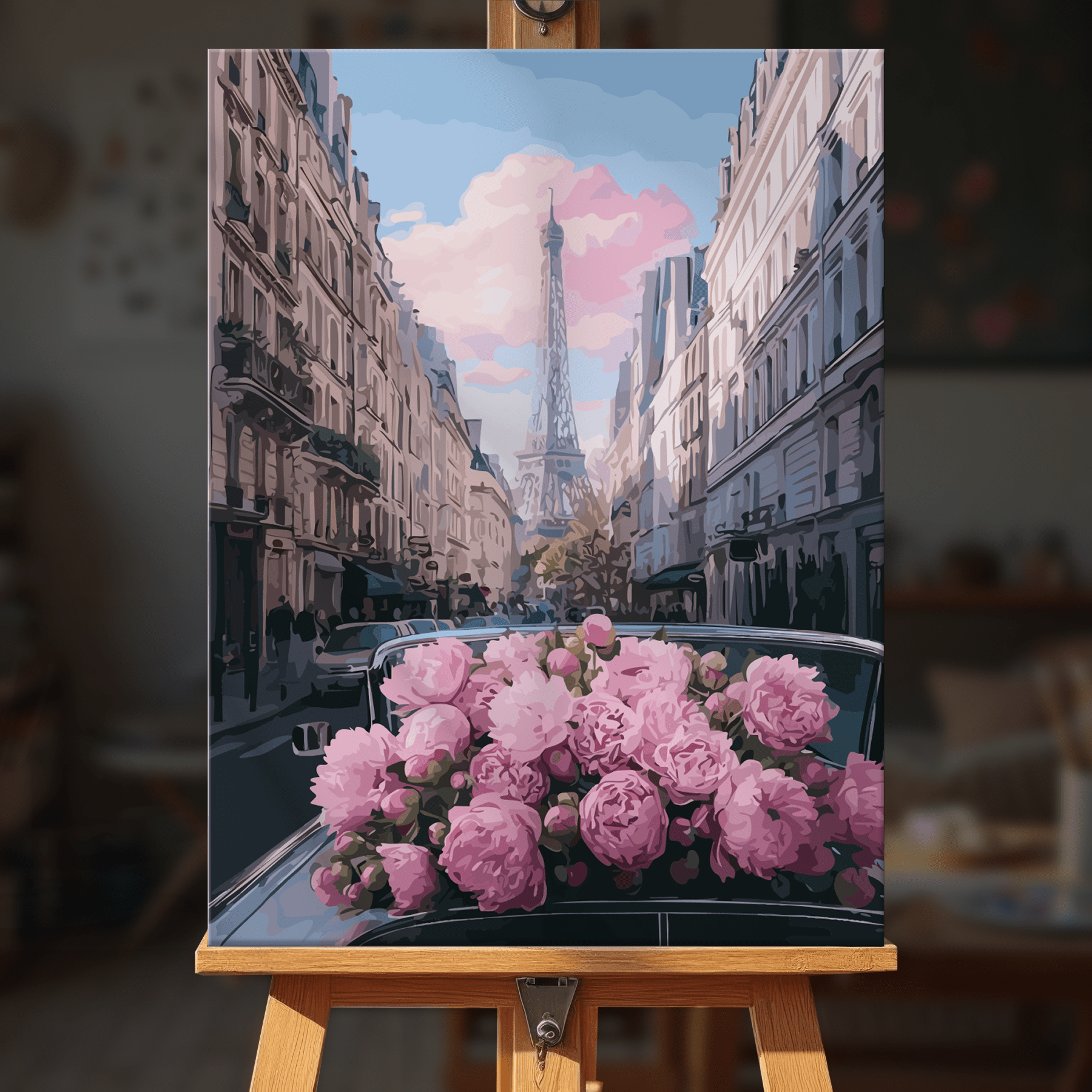 Paint by numbers - Paris Peonies - MyArt