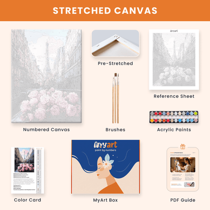 Paint by numbers - Paris Peonies - MyArt