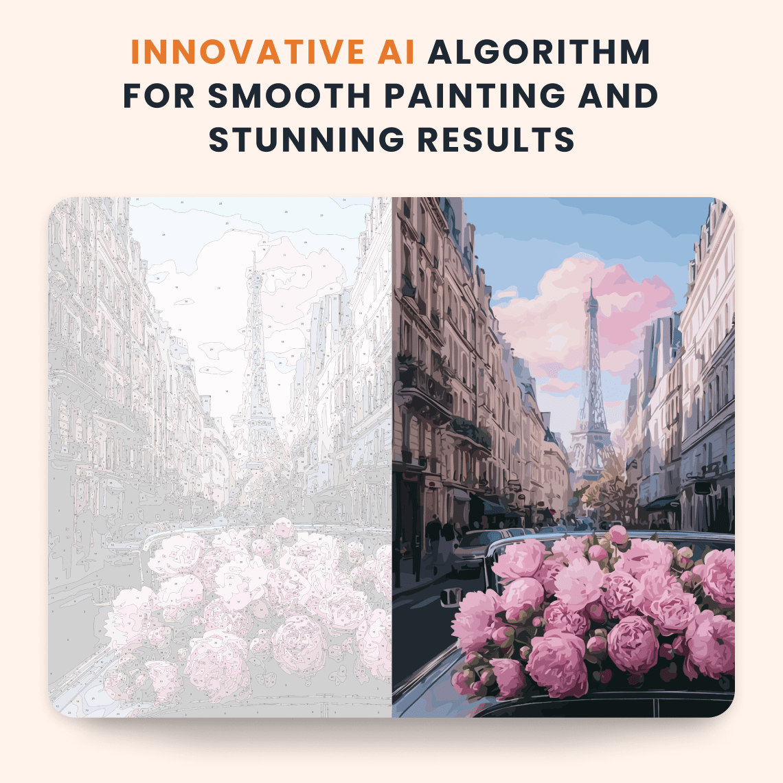 Paint by numbers - Paris Peonies - MyArt