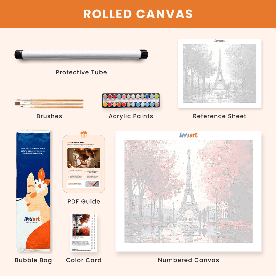 Paint by numbers - Paris Whispers - MyArt