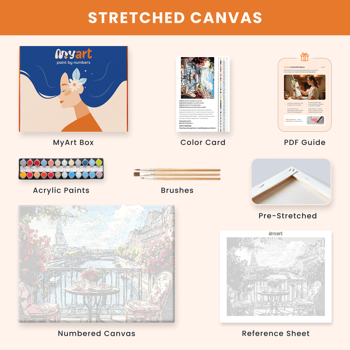 Paint by numbers - Parisian Serenity - MyArt