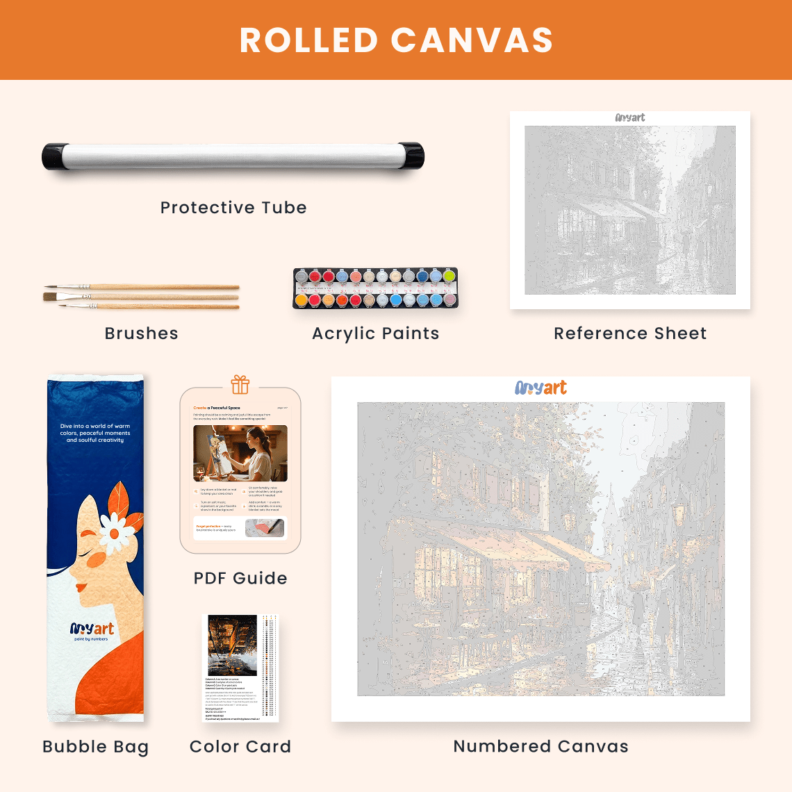 Paint by numbers - Parisian Twilight - MyArt