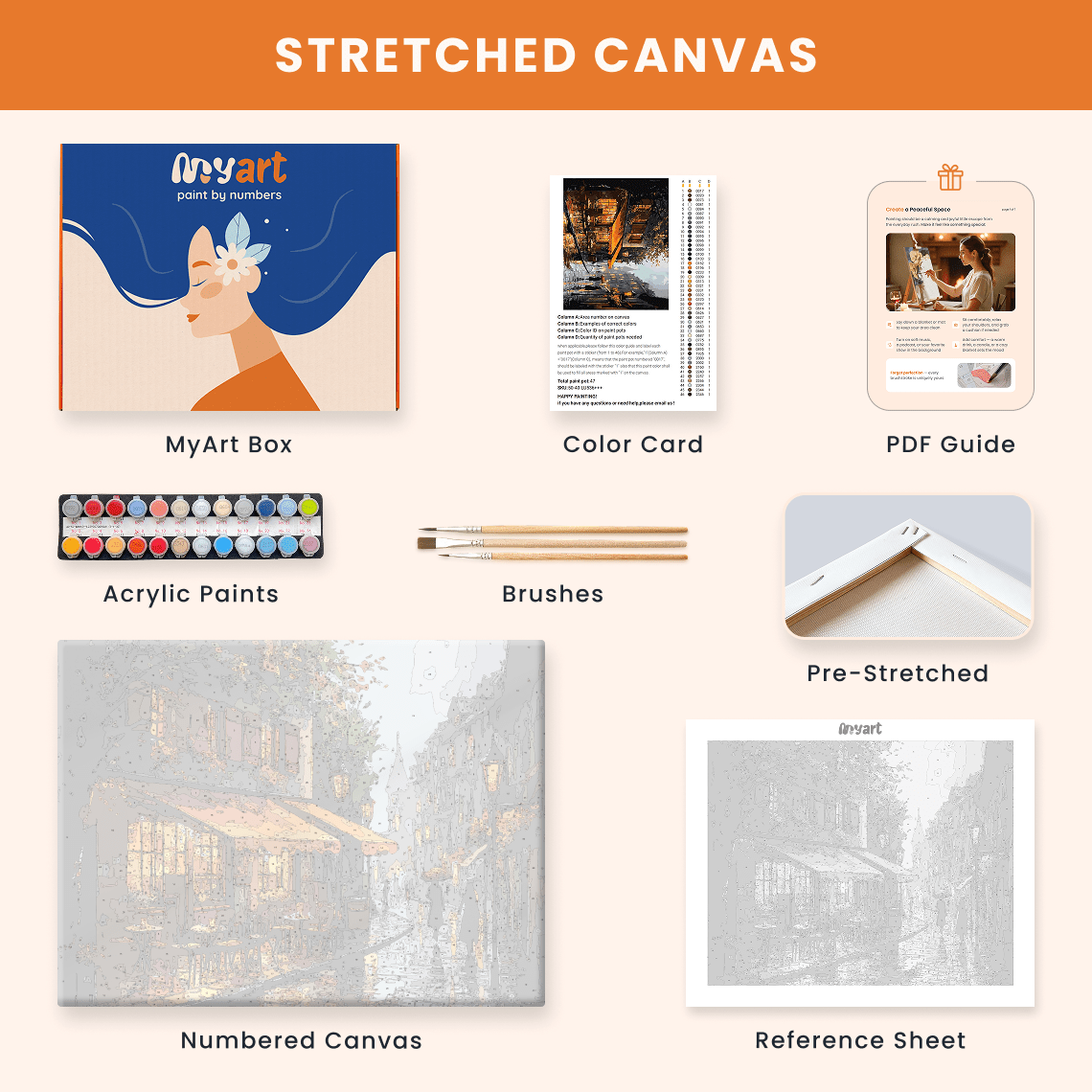 Paint by numbers - Parisian Twilight - MyArt