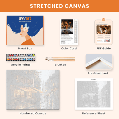 Paint by numbers - Parisian Twilight - MyArt