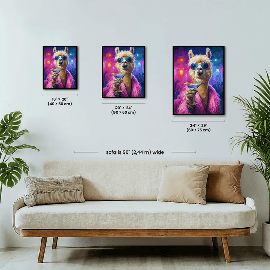 Paint by numbers - Party Llama - MyArt