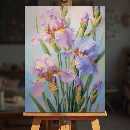 Paint by numbers - Pastel Iris - MyArt