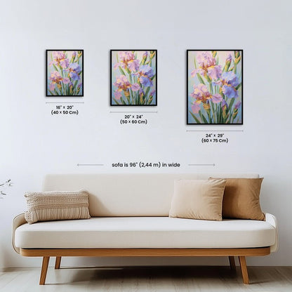 Paint by numbers - Pastel Iris - MyArt