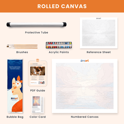 Paint by numbers - Pastel Horizon - MyArt