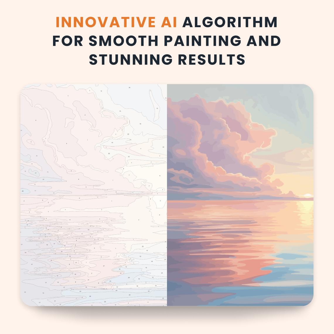 Paint by numbers - Pastel Horizon - MyArt