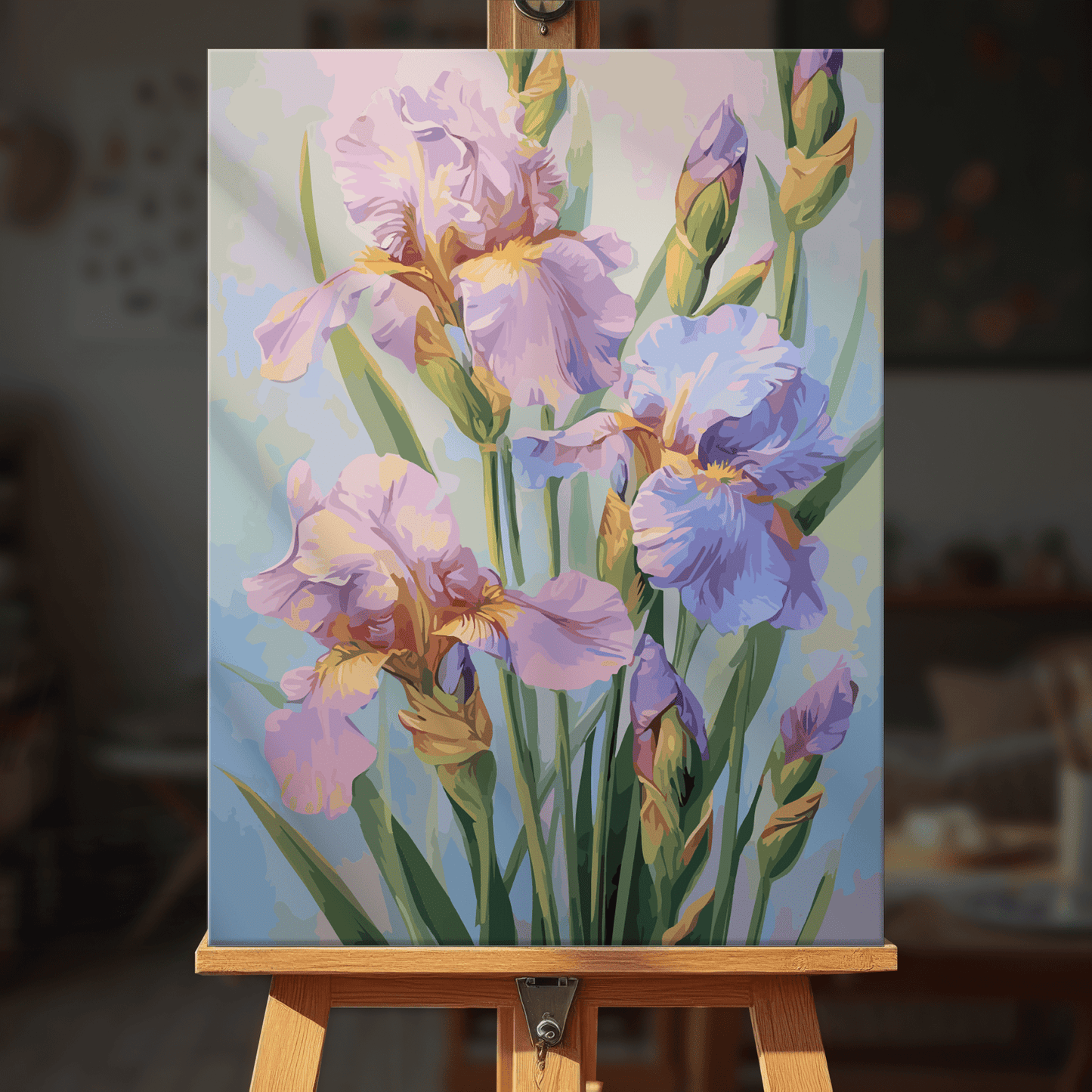 Paint by numbers - Pastel Iris - MyArt