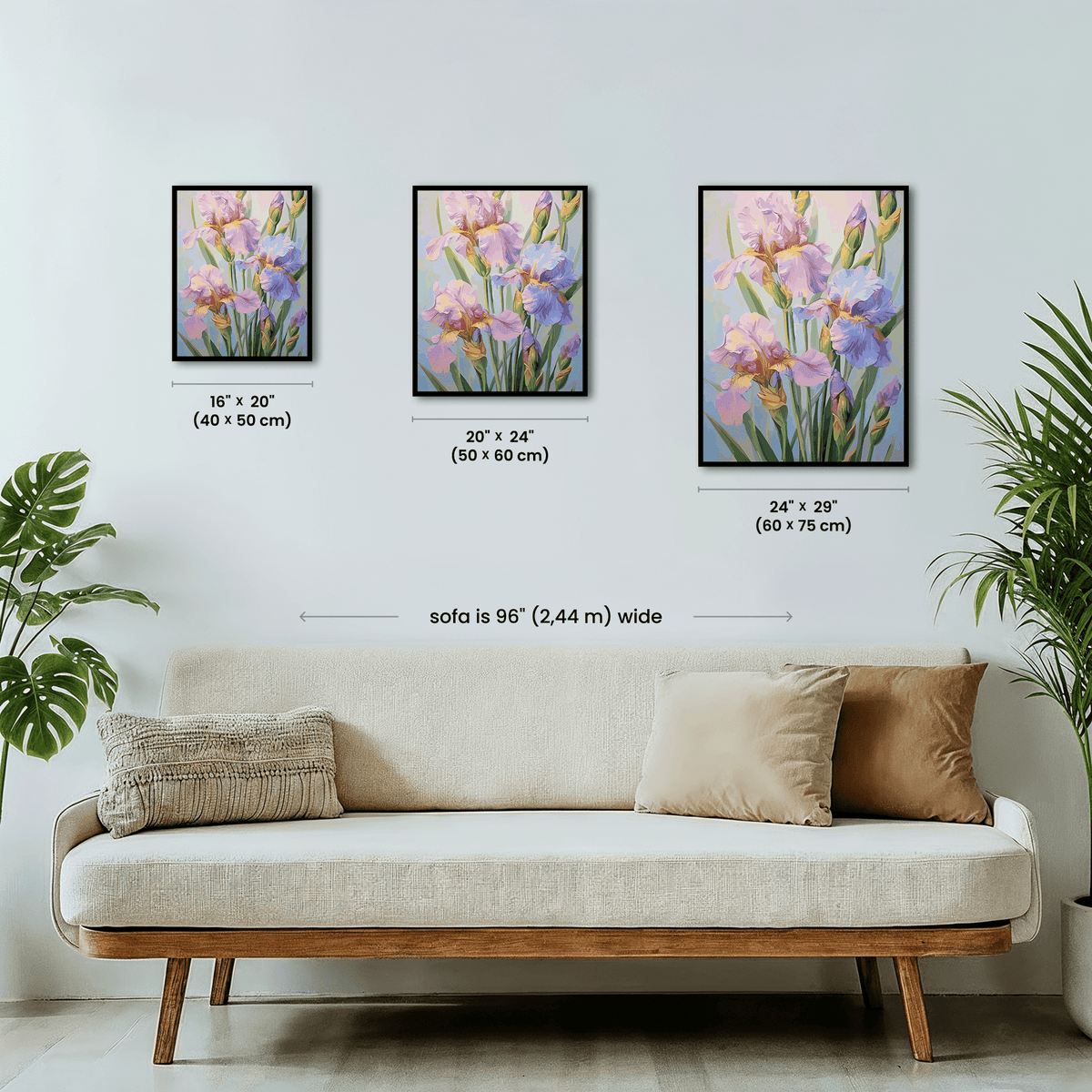 Paint by numbers - Pastel Iris - MyArt