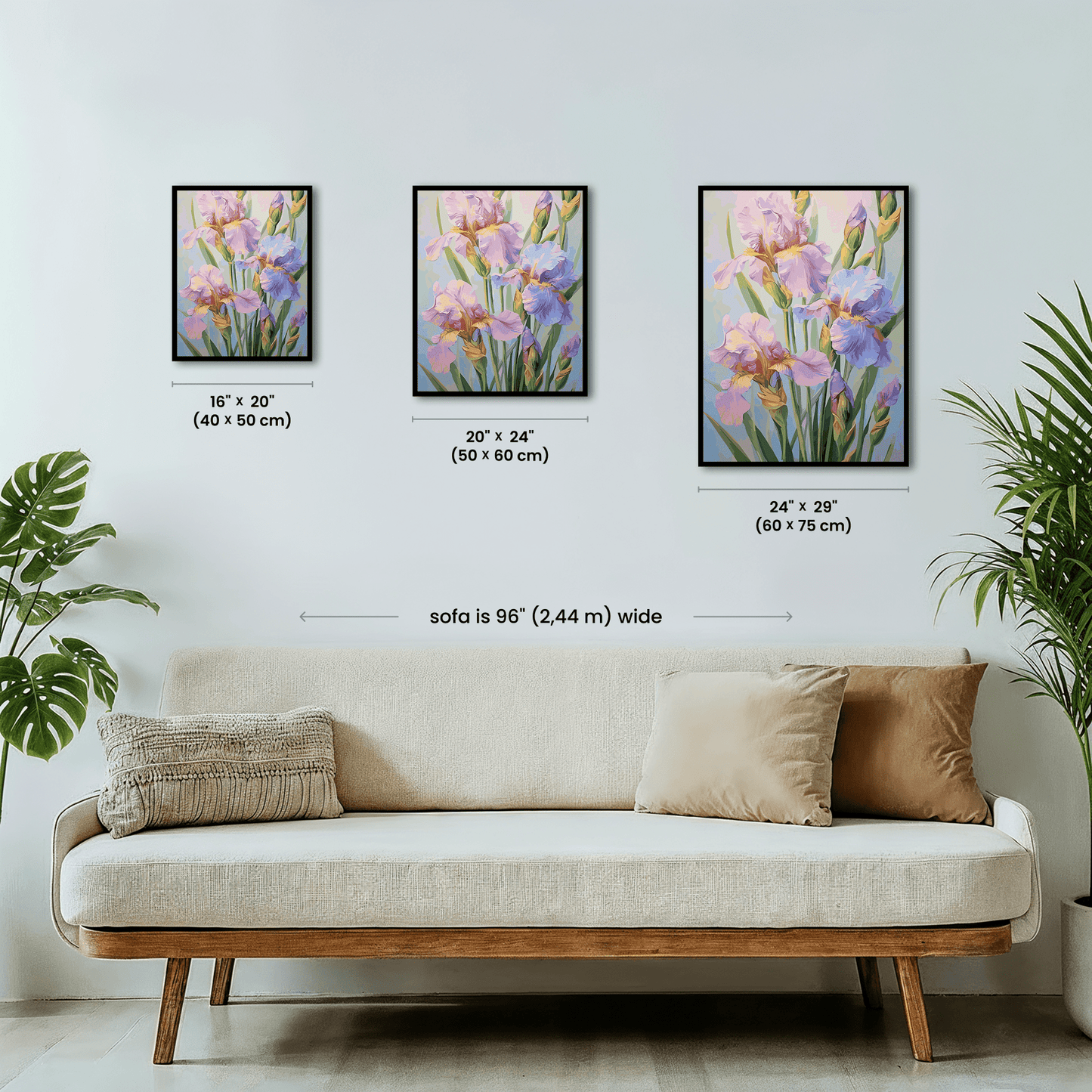 Paint by numbers - Pastel Iris - MyArt