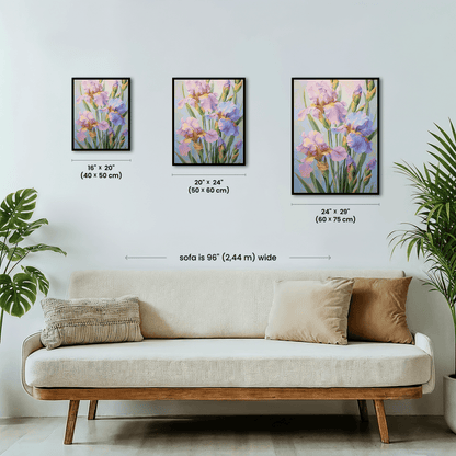 Paint by numbers - Pastel Iris - MyArt