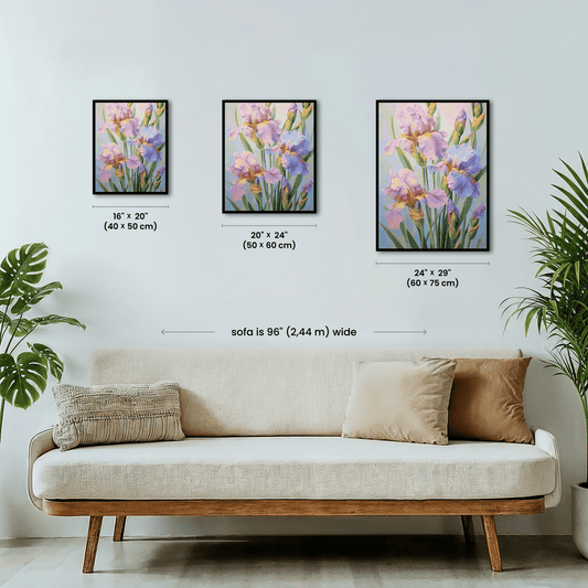 Paint by numbers - Pastel Iris - MyArt