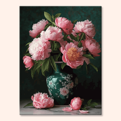 Paint by numbers - Pastel Petals - MyArt