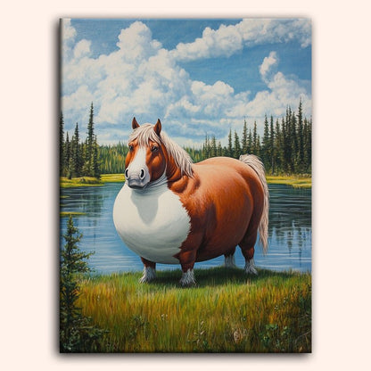 Paint by numbers - Pasture Majesty - MyArt