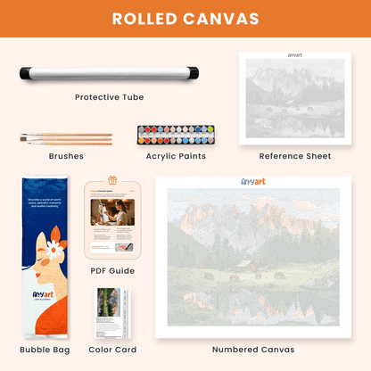 Paint by numbers - Pasture Peaks - MyArt